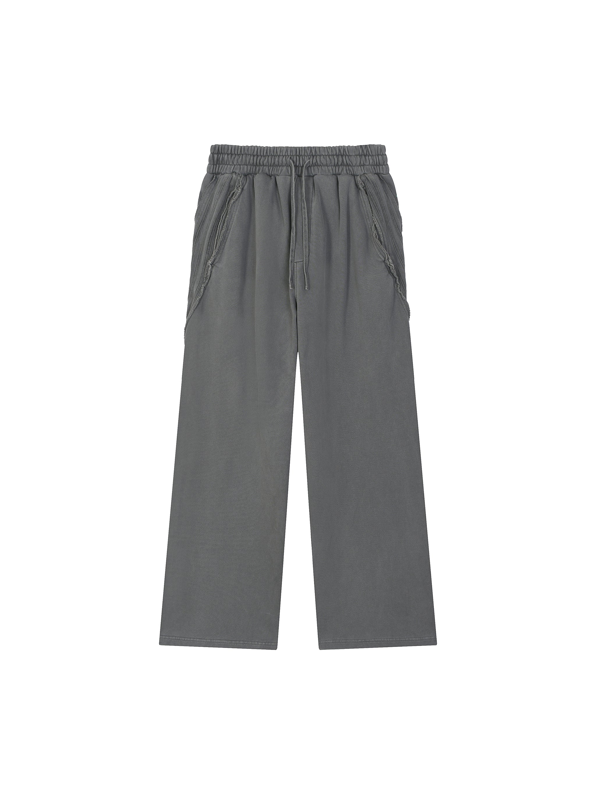 Pants,Sweatpants,Snow Washed Tape Raw Edge Swea,Tape,New