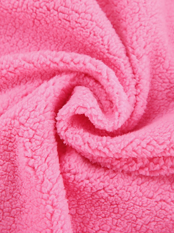 New women's sherpa pullover small stand collar sweatshirt - PIXEL WEAR