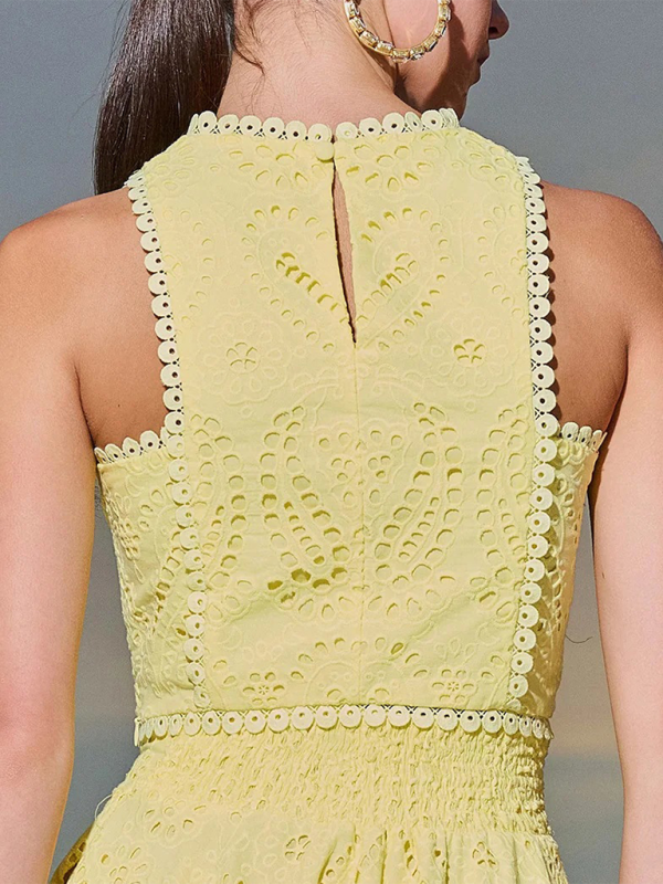 Sleeveless Long Dress Pocket Suit Casual Vacation Loose Two-piece Set - PIXEL WEAR