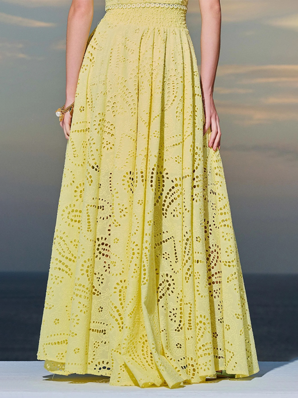 Sleeveless Long Dress Pocket Suit Casual Vacation Loose Two-piece Set - PIXEL WEAR