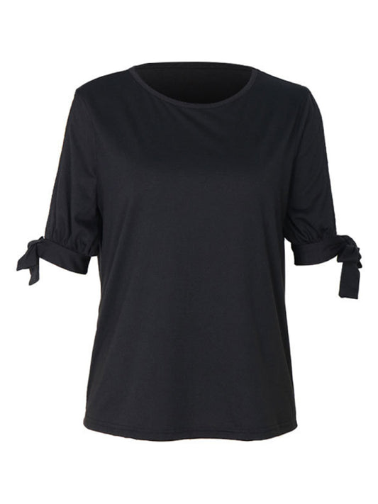 Women's black top with hollow shoulders - PIXEL WEAR