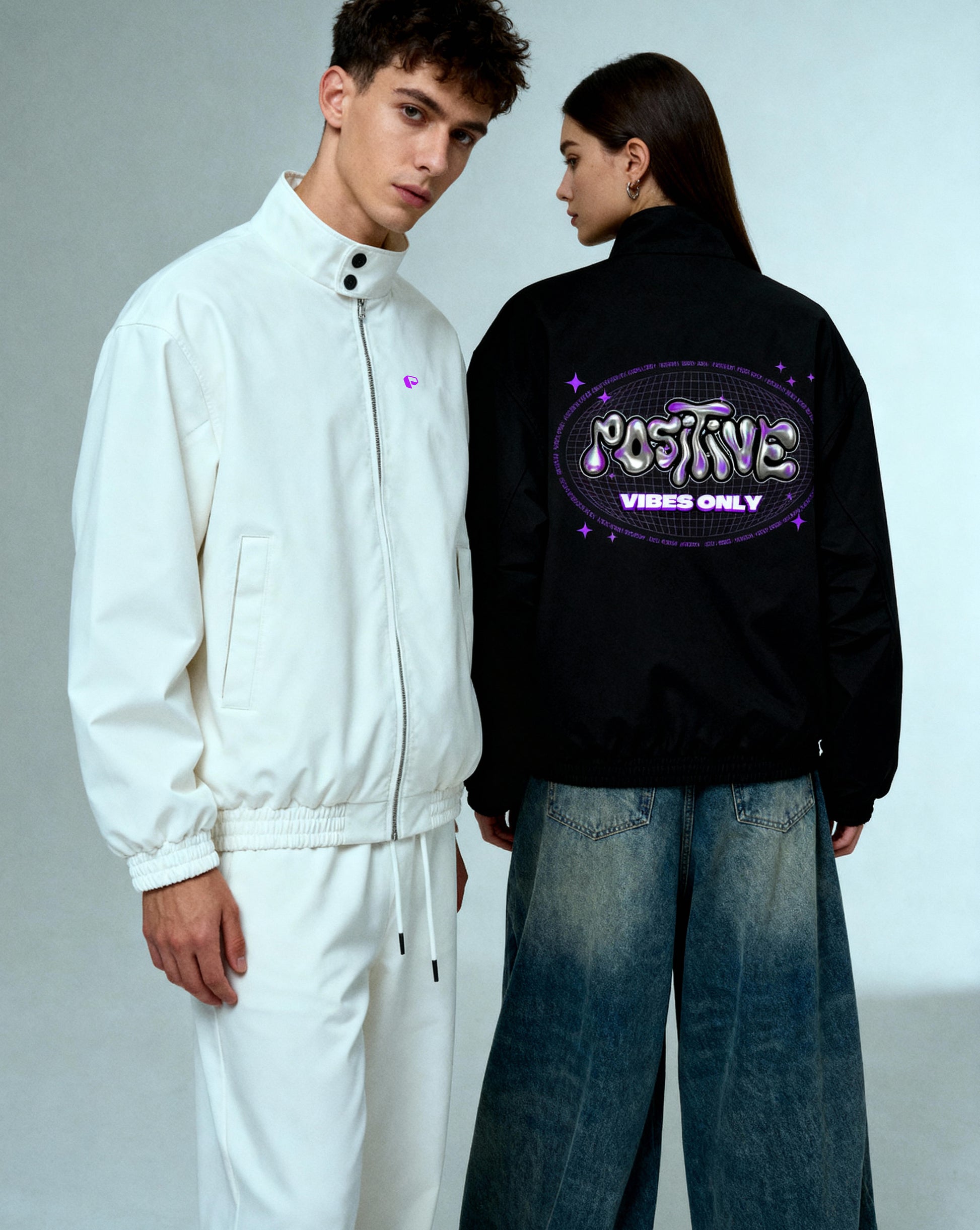 Pixel Wear's Stand Collar Bomber Jacket - PIXEL WEAR