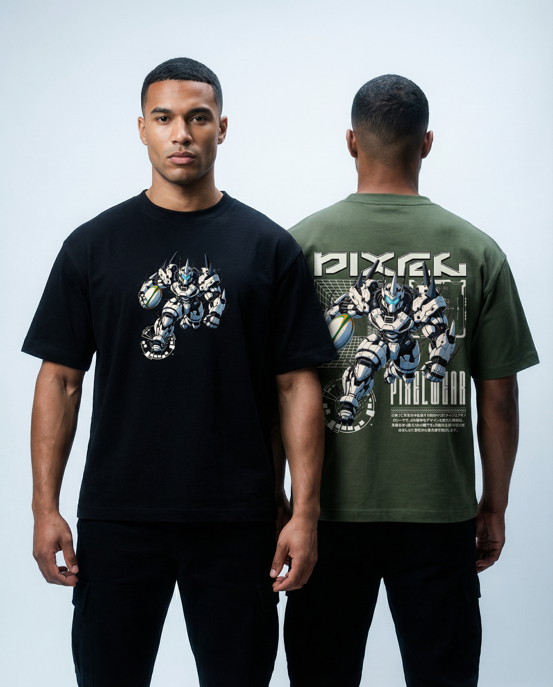 Essential Cotton Boxy T-Shirt - PIXEL WEAR LTD