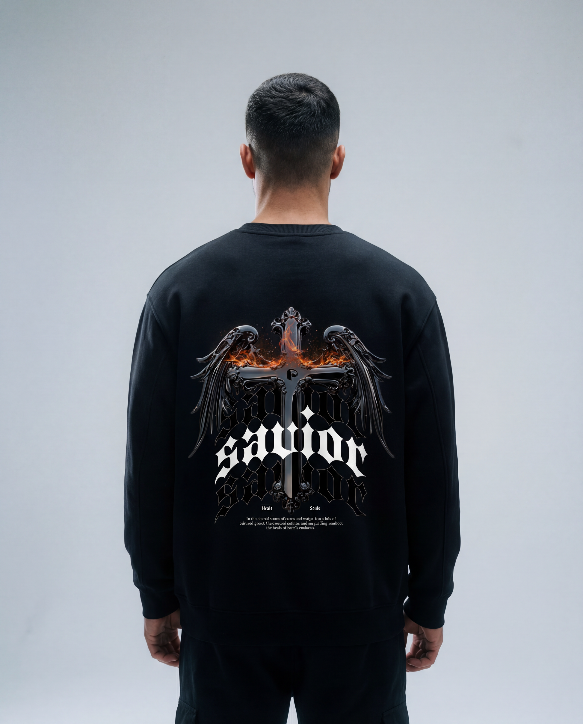 Essential Heavyweight Crewneck Sweatshirt - PIXEL WEAR LTD