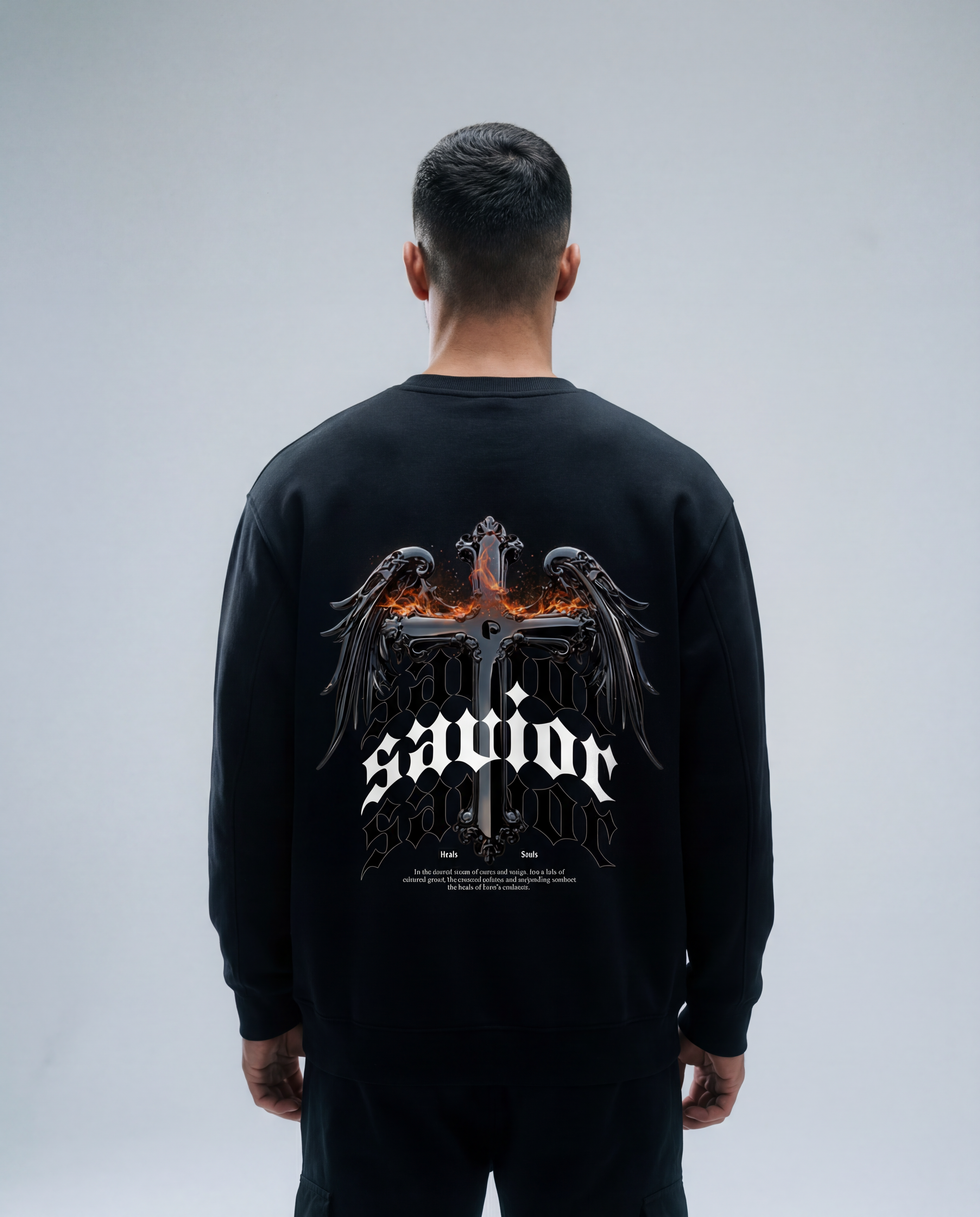 Essential Heavyweight Crewneck Sweatshirt - PIXEL WEAR LTD