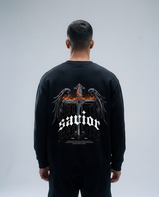 Essential Heavyweight Crewneck Sweatshirt - PIXEL WEAR LTD