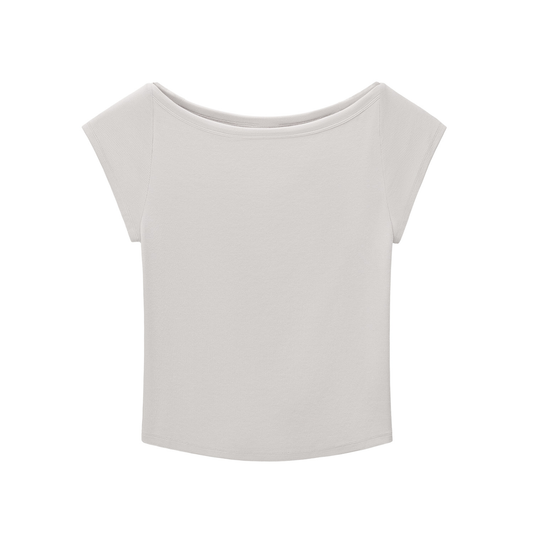 Wide Neck Baby T-shirt,Womens Wear,Womens T-shirt,Wide Neck,New