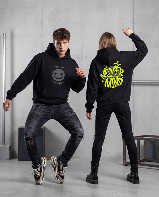 Fleeced Boxy Hoodie - PIXEL WEAR LTD