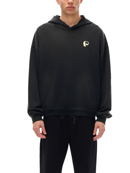 Scary Ghost Unisex Sunfade Boxy Hoodie - PIXEL WEAR