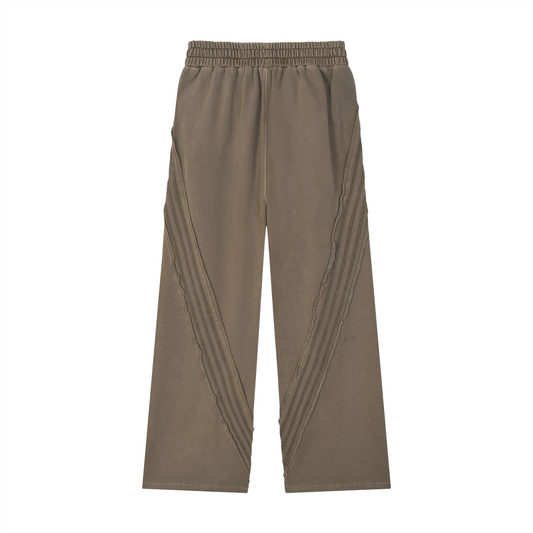 Pants,Sweatpants,Snow Washed Tape Raw Edge Swea,Tape,New