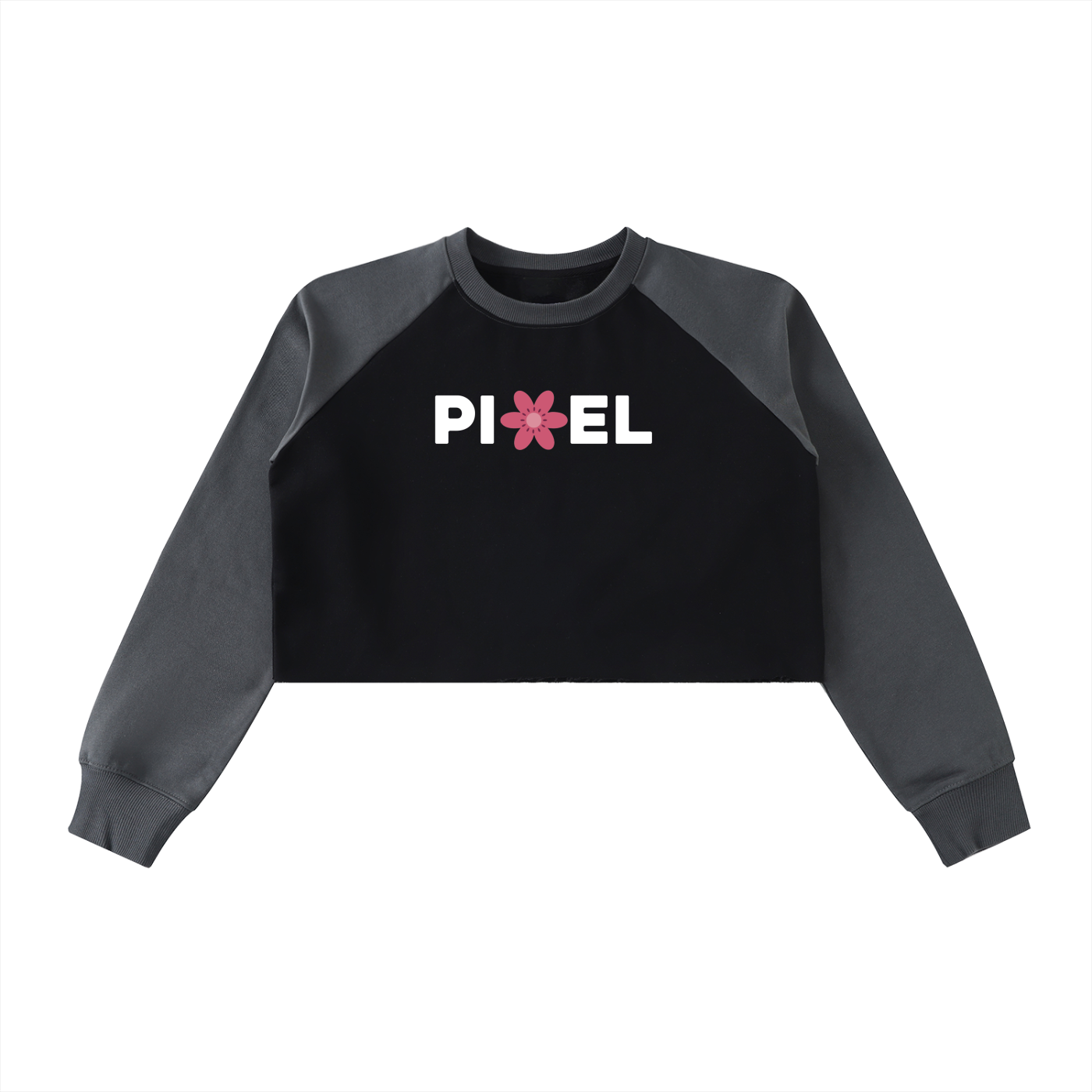 Raglan Crop Sweatshirt,Womens sweatshirt,raglan sleeve