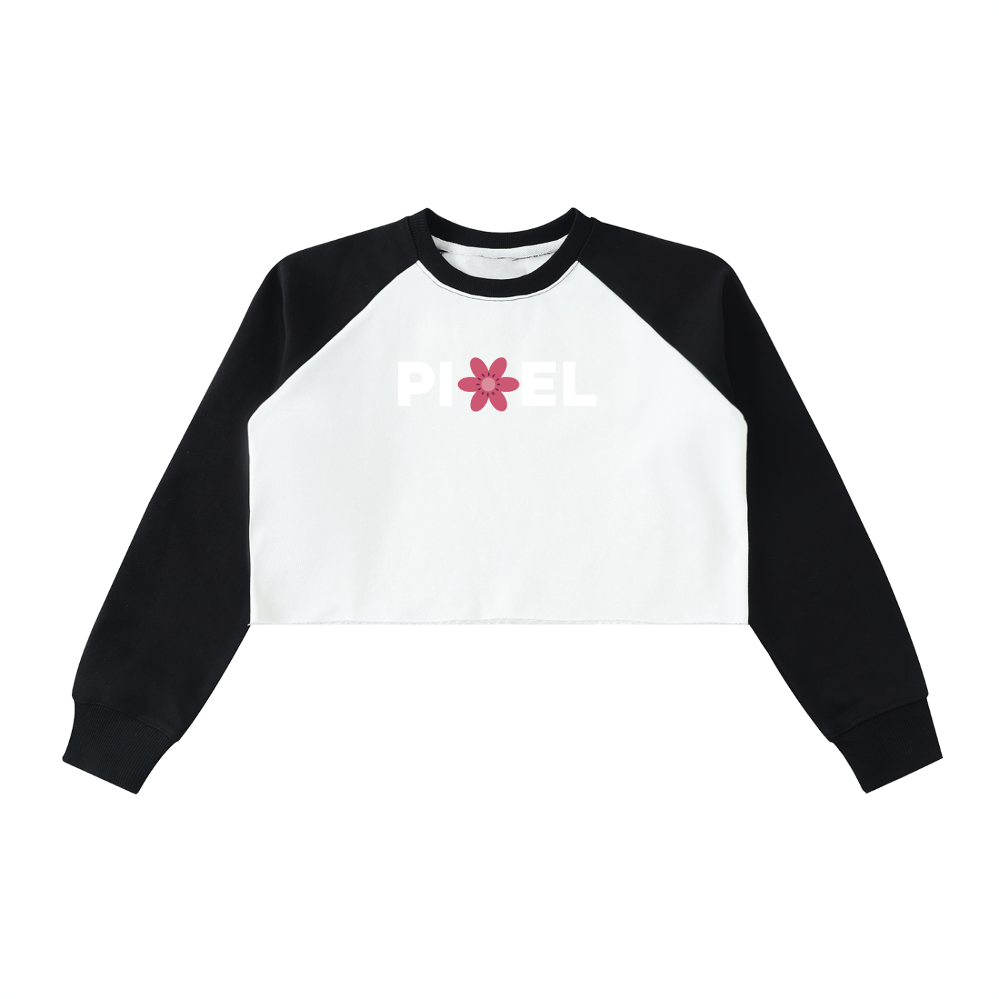 Raglan Crop Sweatshirt,Womens sweatshirt,raglan sleeve