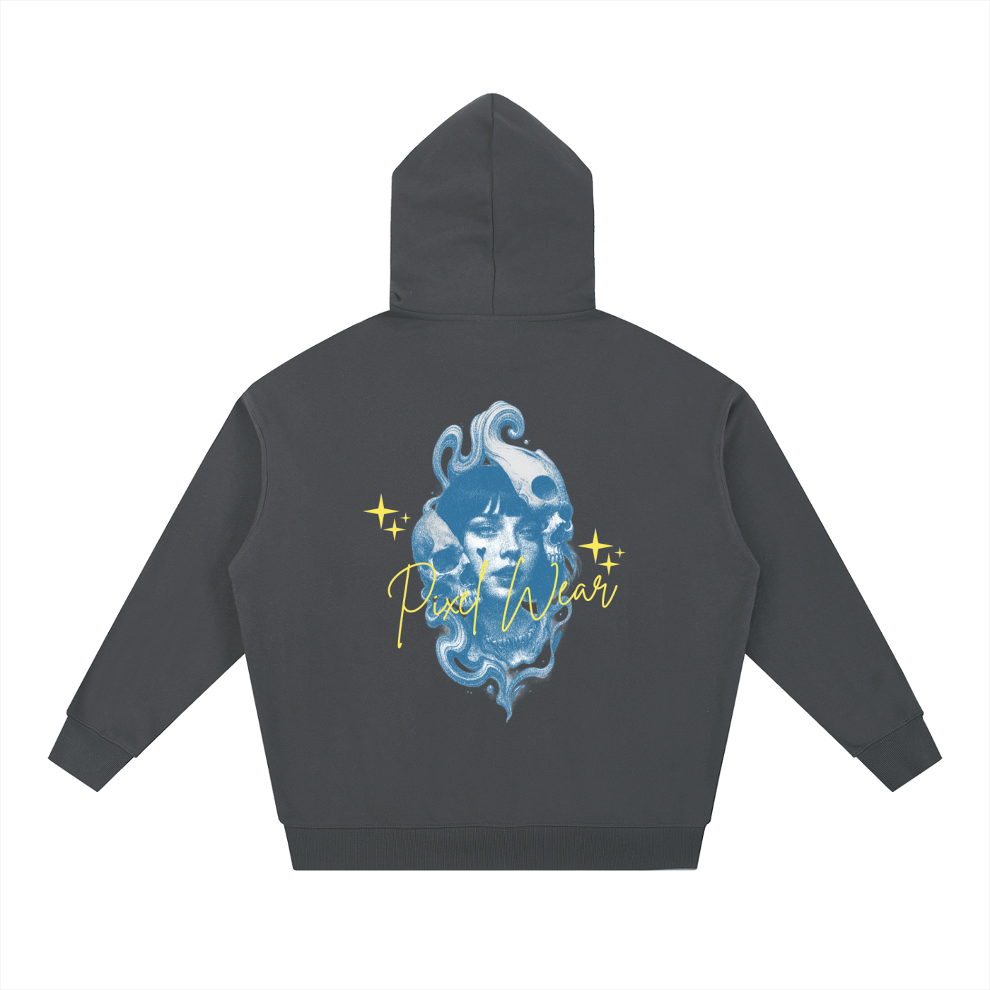 Tri Tone,Skull,Hoodie,Tri Tone Hoodie