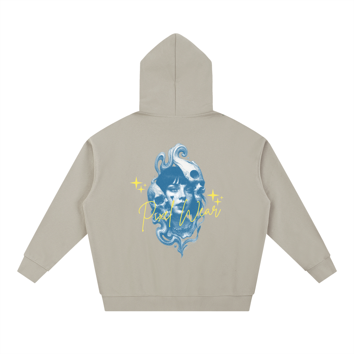 Tri Tone,Skull,Hoodie,Tri Tone Hoodie