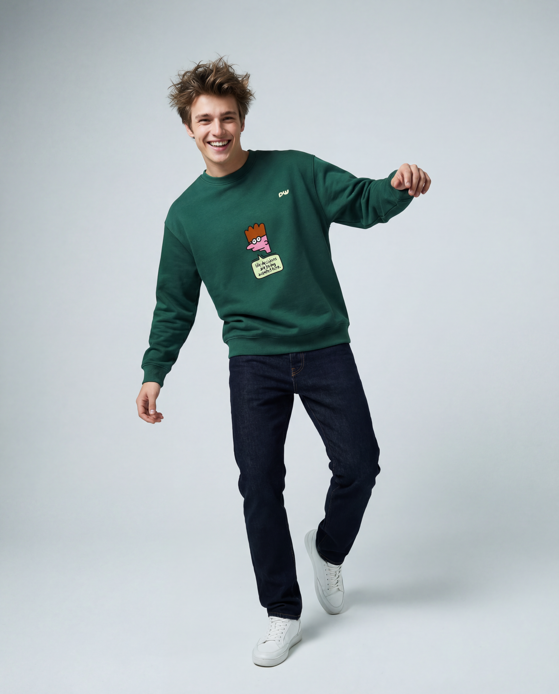 Essential Heavyweight Crewneck Sweatshirt - PIXEL WEAR LTD