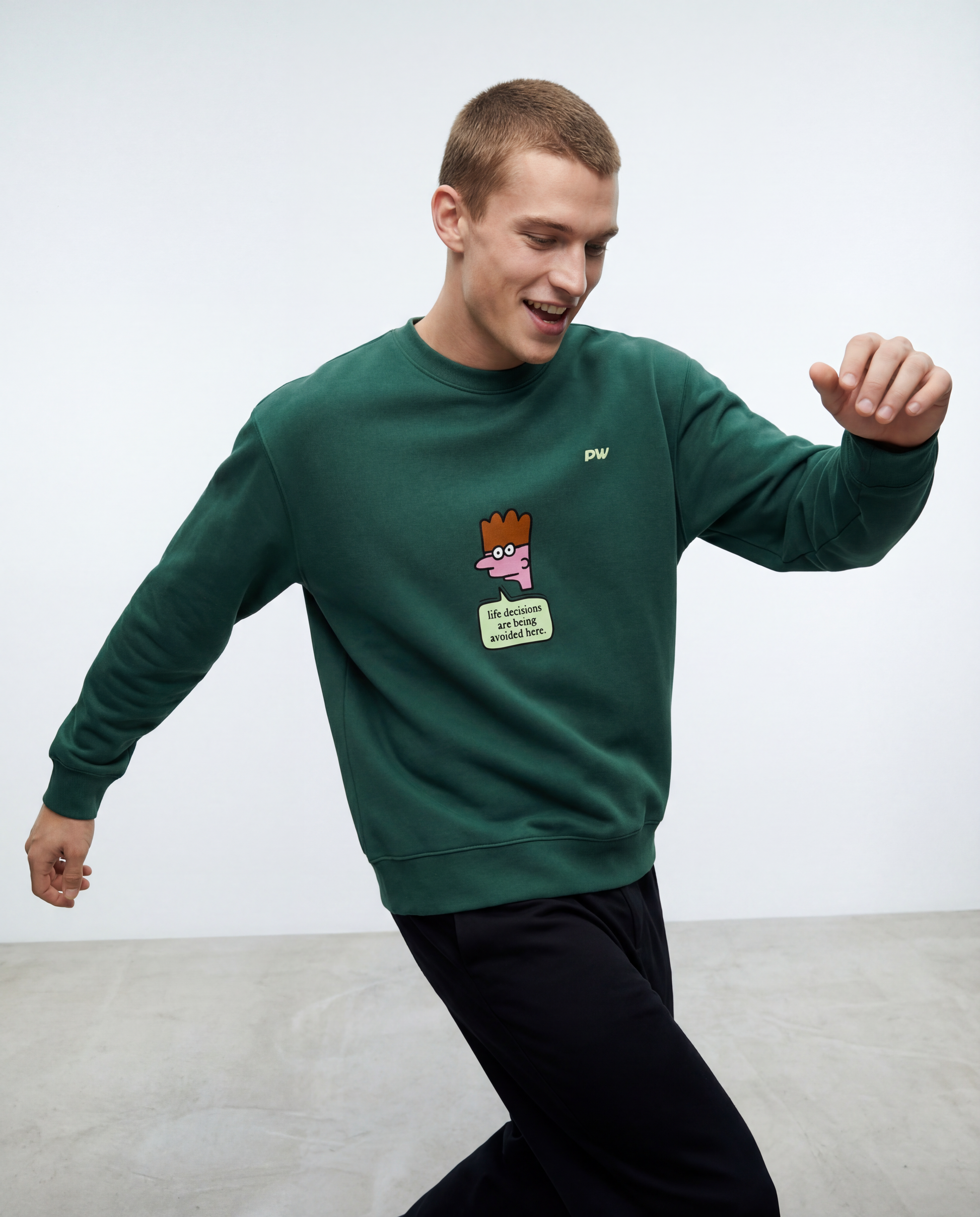 Essential Heavyweight Crewneck Sweatshirt - PIXEL WEAR LTD