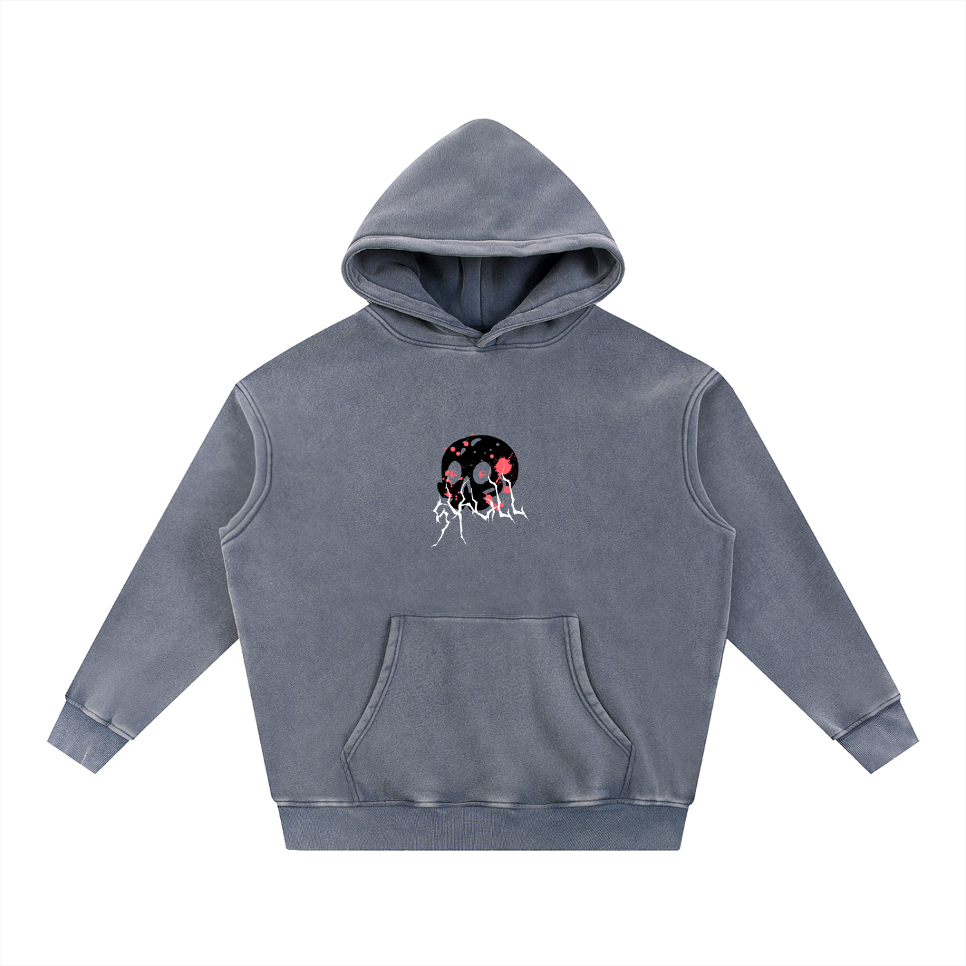 skull,pixel skull,snow wash hoodie,hoodie,skull hoodie,new,snow wash,fleeced hoodie,oversized hoodie