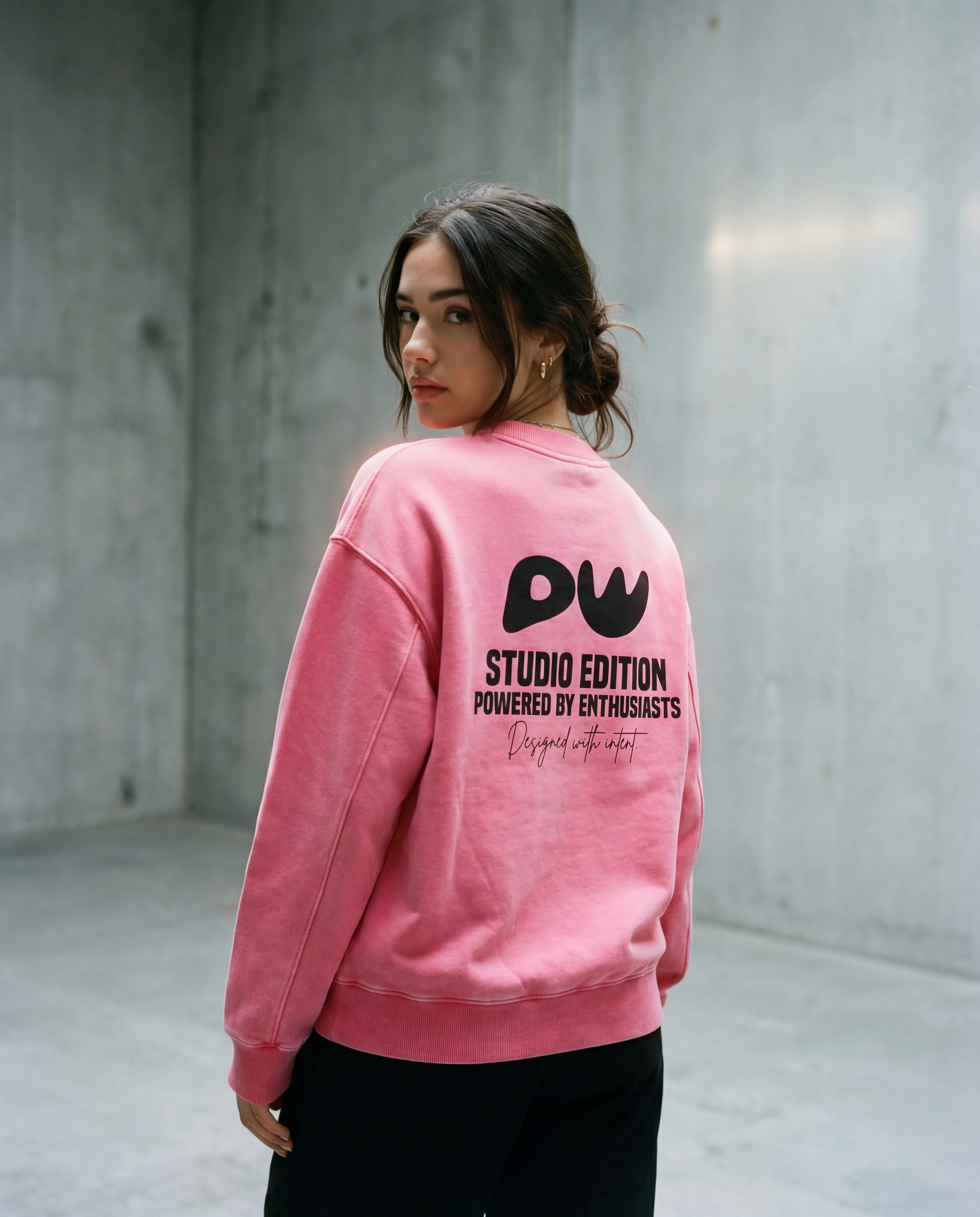 Vintage Washed Heavyweight Crewneck Sweatshirt - PIXEL WEAR LTD