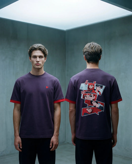 Contrast Cuffed T-Shirt ODMPOD