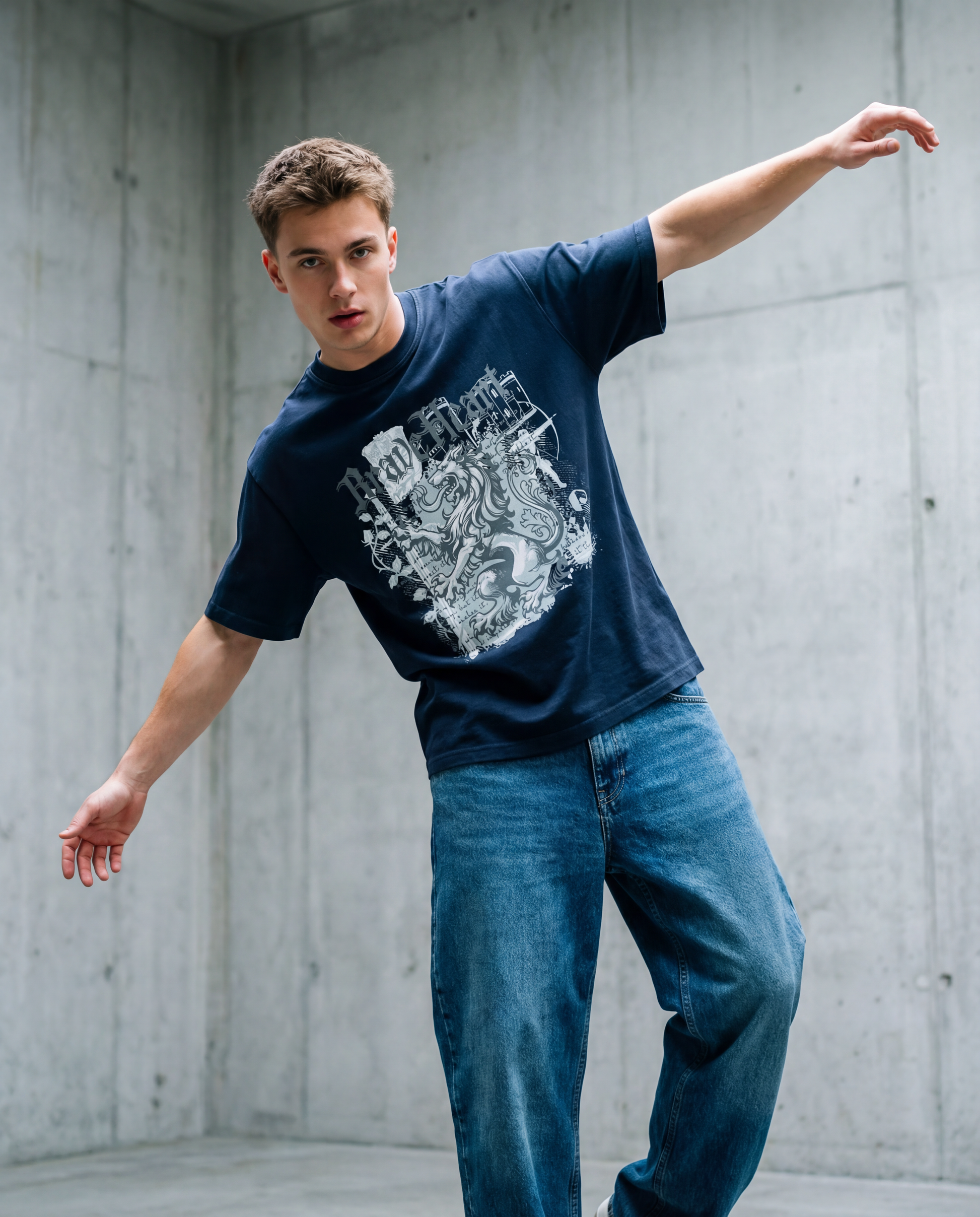 Vintage Wash Cotton T-Shirt - PIXEL WEAR LTD