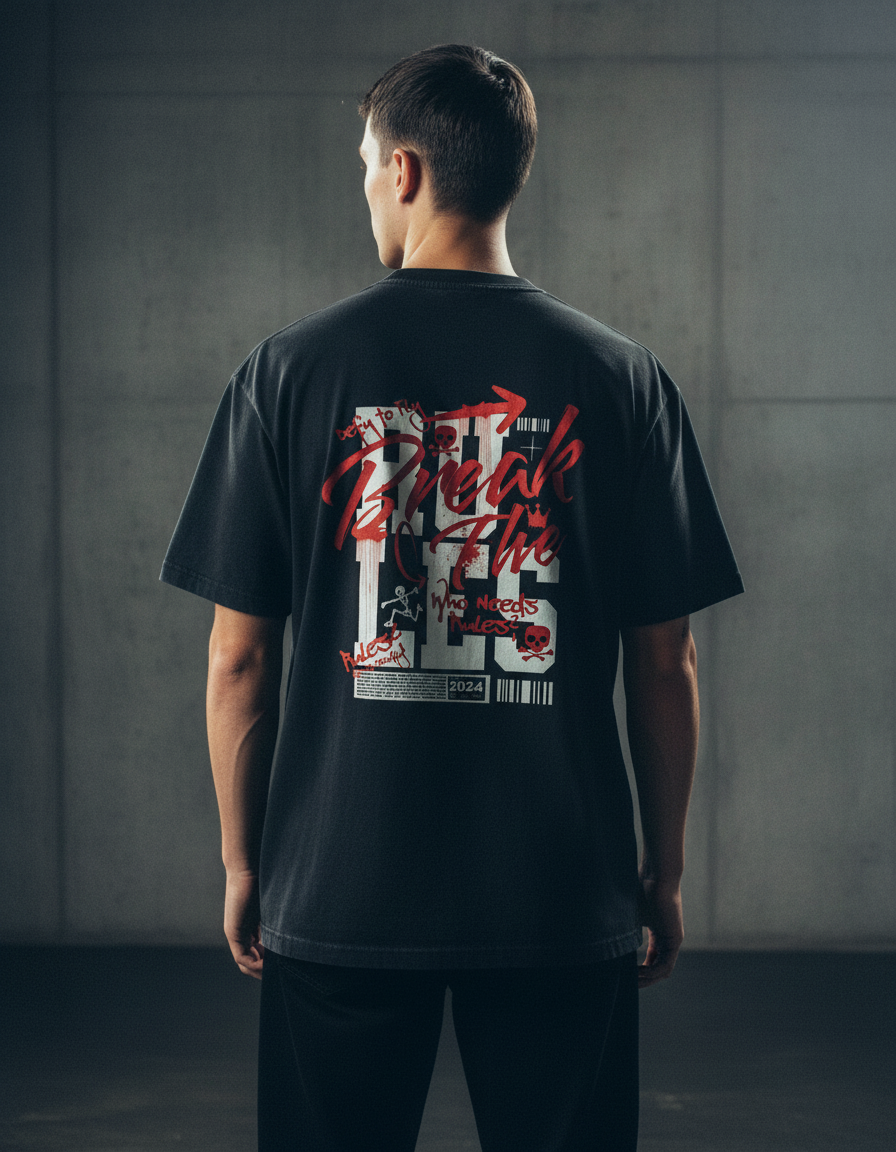 Vintage Washed Hand-Frayed T-Shirt - PIXEL WEAR