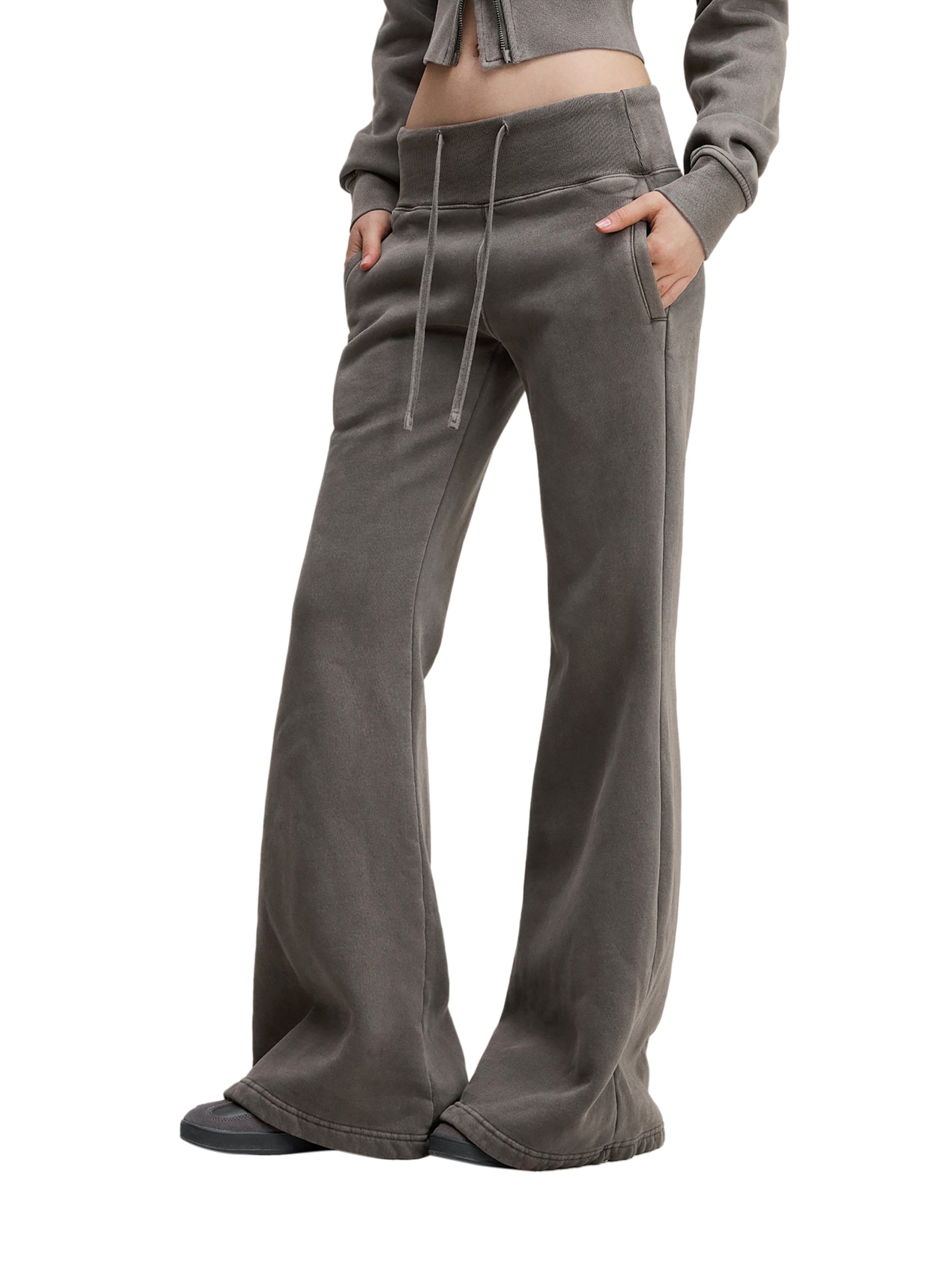 Flared Fleece Pants,pants,fleece pants,womens wear,trending for women,new