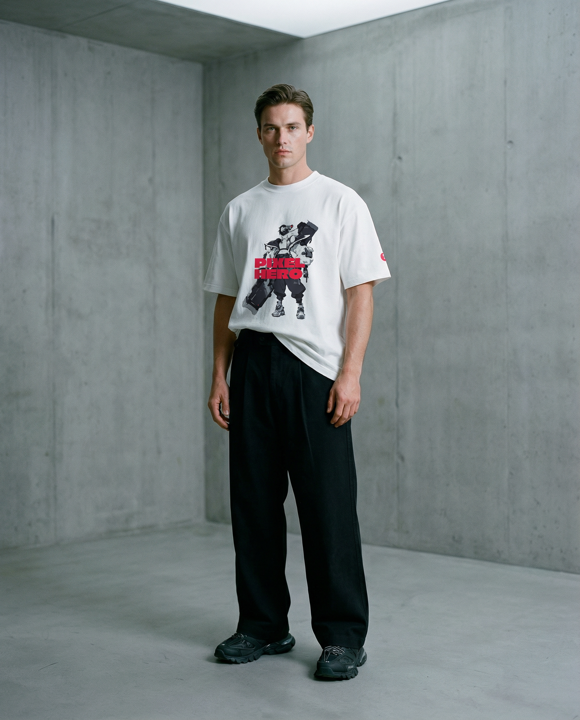 Essential Heavyweight Cotton T-Shirt - PIXEL WEAR LTD